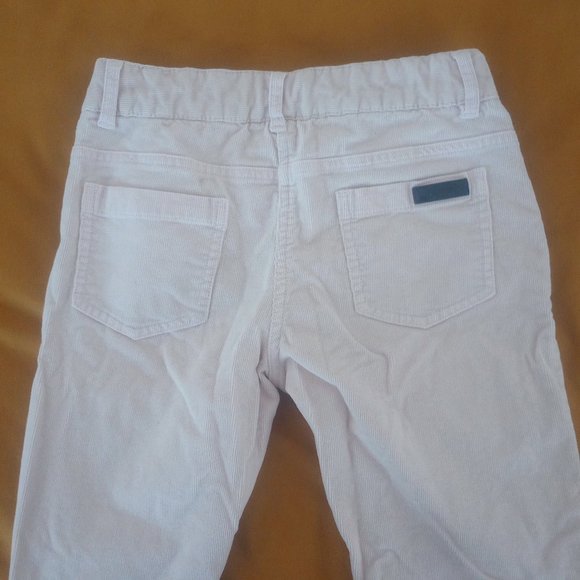 Jacadi- Girls corduroy slim pants light pink size 10 - Picture 4 of 7